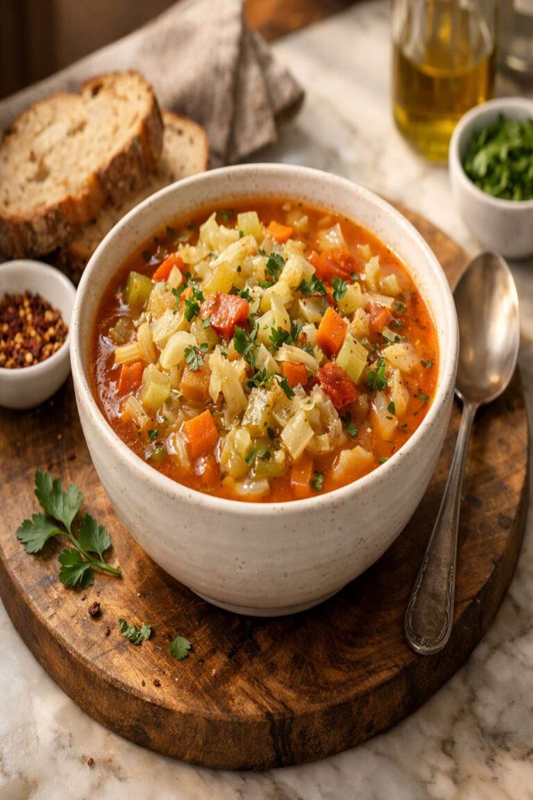 Low Calorie Cabbage Soup Recipe